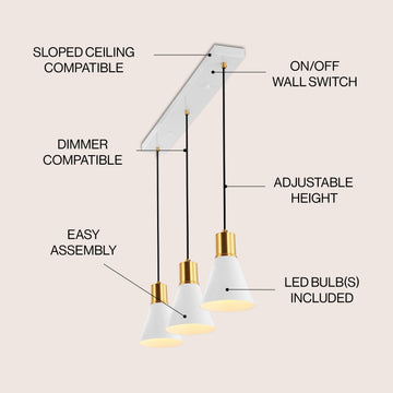 Apollo Metal LED Pendant